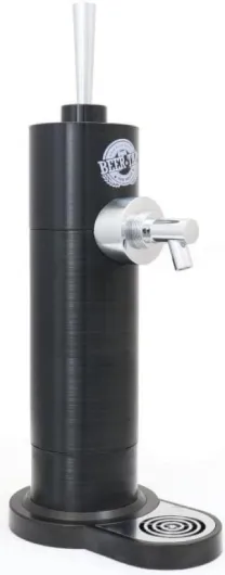 Richard Bergendi Home Draught Beer Pump, Beer kegerator, Beer Tap, Draft Beer Dispenser, Portable Mini Keg For All Can Beers, Ale, Birthday Gift for Men, Husband, Dad, Son, Beer Gifts For Men Black