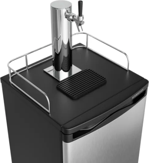 KC2000 Full Size Kegerator and Keg Beer Cooler Full Size Black