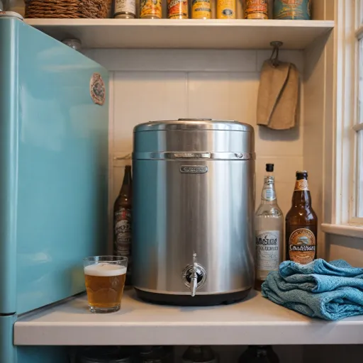 Keeping your keg cold in the fridge: tips for fresh draft beer at home