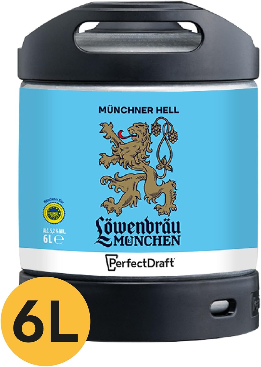 LÖWENBRÄU Beer Keg for PerfectDraft Machine, 6L