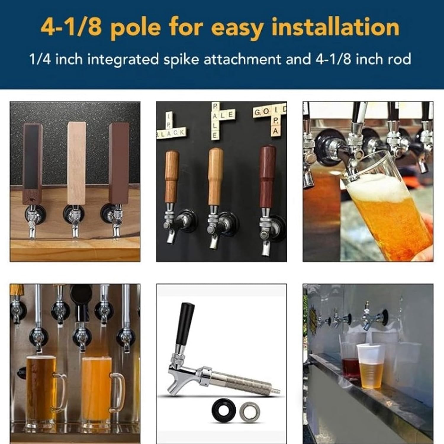 Mini Beer Keg Growler 5L Stainless Steel Pressurized Portable Draft Beer Dispenser System with 60PSI Regulator for Homebrew Bars Parties