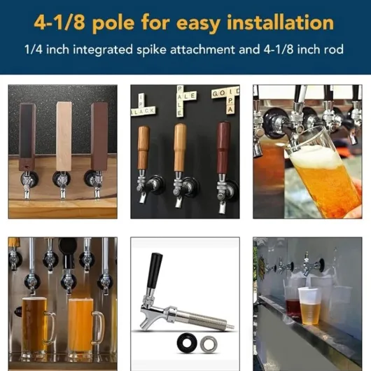 Mini Beer Keg Growler 5L Stainless Steel Pressurized Portable Draft Beer Dispenser System with 60PSI Regulator for Homebrew Bars Parties