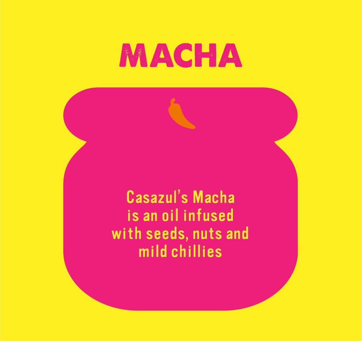 CASAZUL Macha Inferno Crunch – 155g Premium Mexican Chilli Oil - Garlic & Nut Infused Salsa - Vegan Hot Sauce with Árbol & Guajillo Chillies - Handmade in Brighton, UK (Pack of 2)