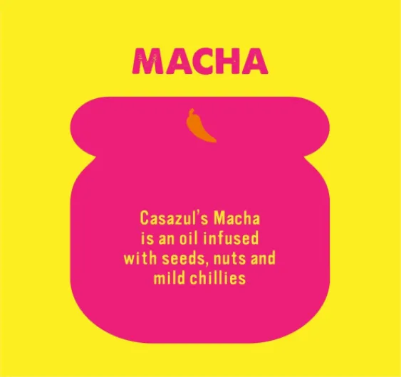 CASAZUL Macha Inferno Crunch – 155g Premium Mexican Chilli Oil - Garlic & Nut Infused Salsa - Vegan Hot Sauce with Árbol & Guajillo Chillies - Handmade in Brighton, UK (Pack of 2)