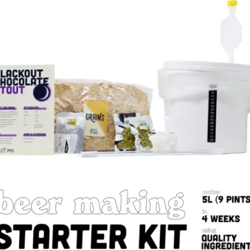 Blackout Chocolate Stout Home Brew Starter Kit Review: an easy first step into all-grain brewing