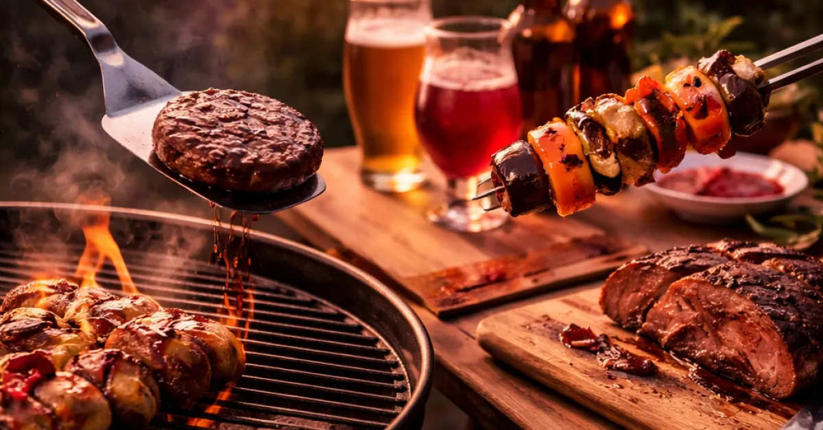 BBQ Beer Pairings: A Cheat Sheet for Burgers, Brisket and Veggie Skewers