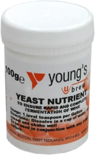 Young's Brewing Set of 3 - 100g yeast nutrient & Multi Purpose Dried Active Yeast & Nutrients Pectolase