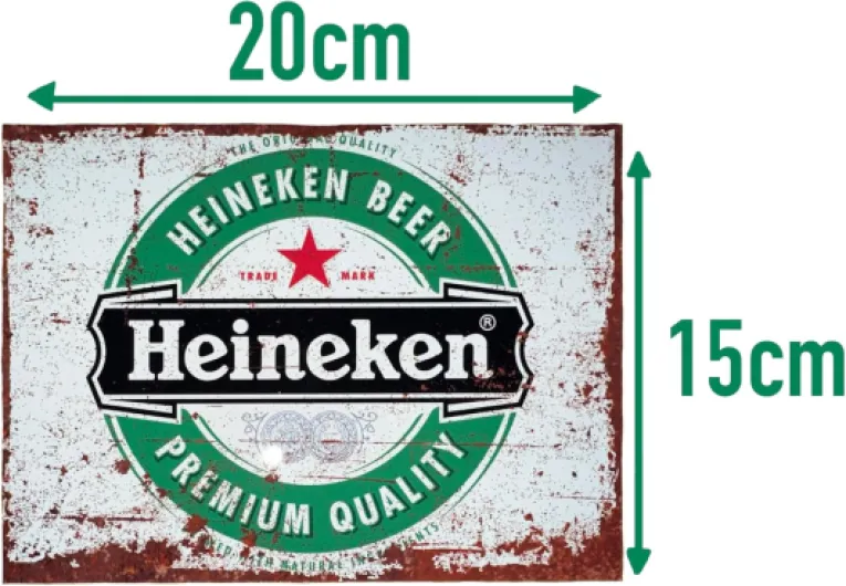 Vintage Metal Beer Sign Set (5 Pack) – Pub, Bar & Man Cave Wall Decor – Indoor & Outdoor