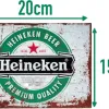 Vintage Metal Beer Sign Set Review: cheap, retro beer branding for your bar wall