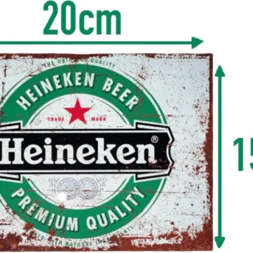 Vintage Metal Beer Sign Set Review: cheap, retro beer branding for your bar wall