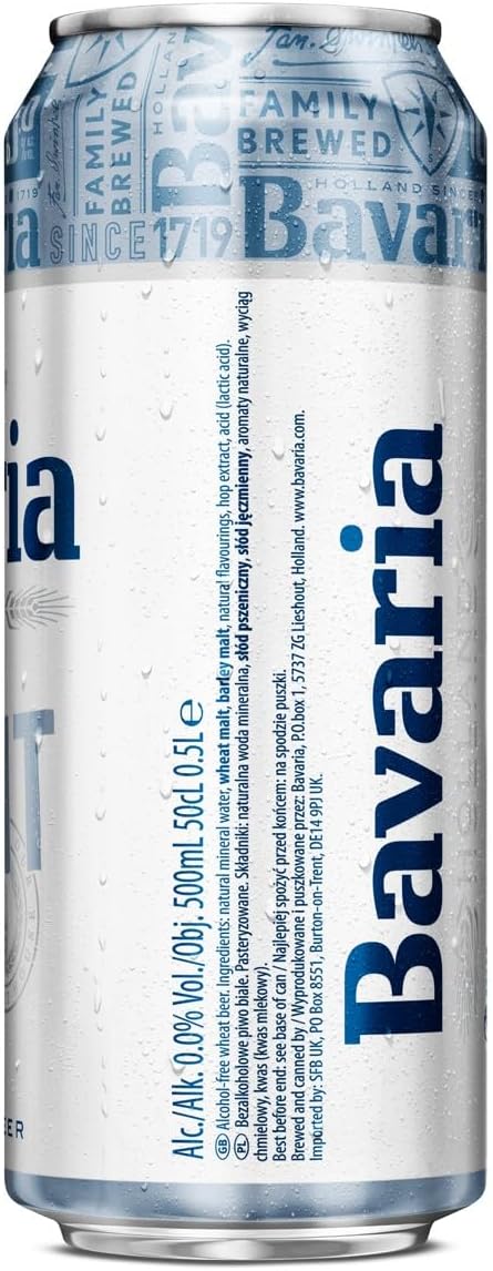 0.0% Wit Alcohol Free Beer - 24 x 500ml Cans Wit 0.0% ABV 500.00 ml (Pack of 24)