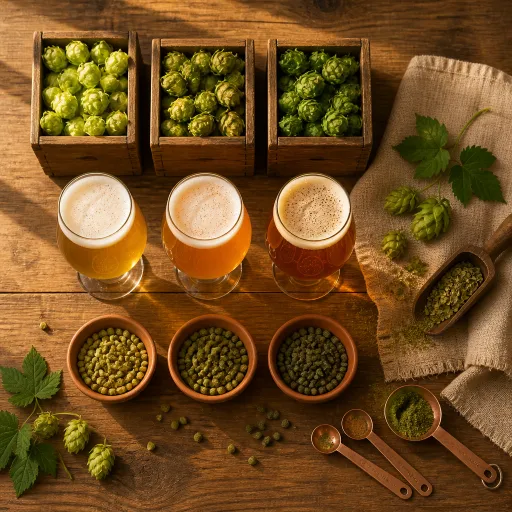 Choosing the best hop varieties for IPA homebrew that really pop in the glass