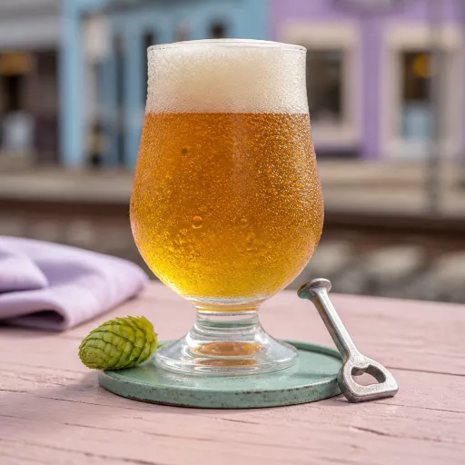Big rail brewing and the pull of a small town beer garden night